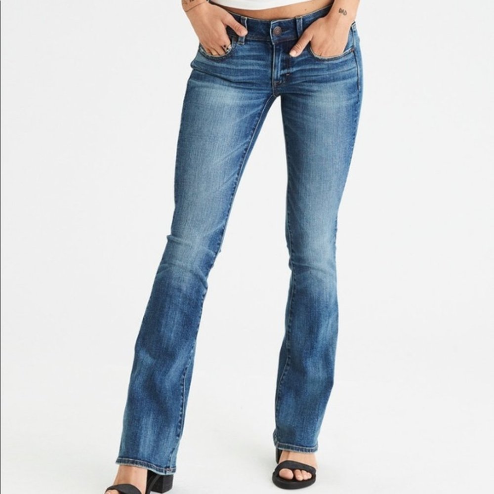 American Eagle Stretch Kickboot Jeans.  Size 2